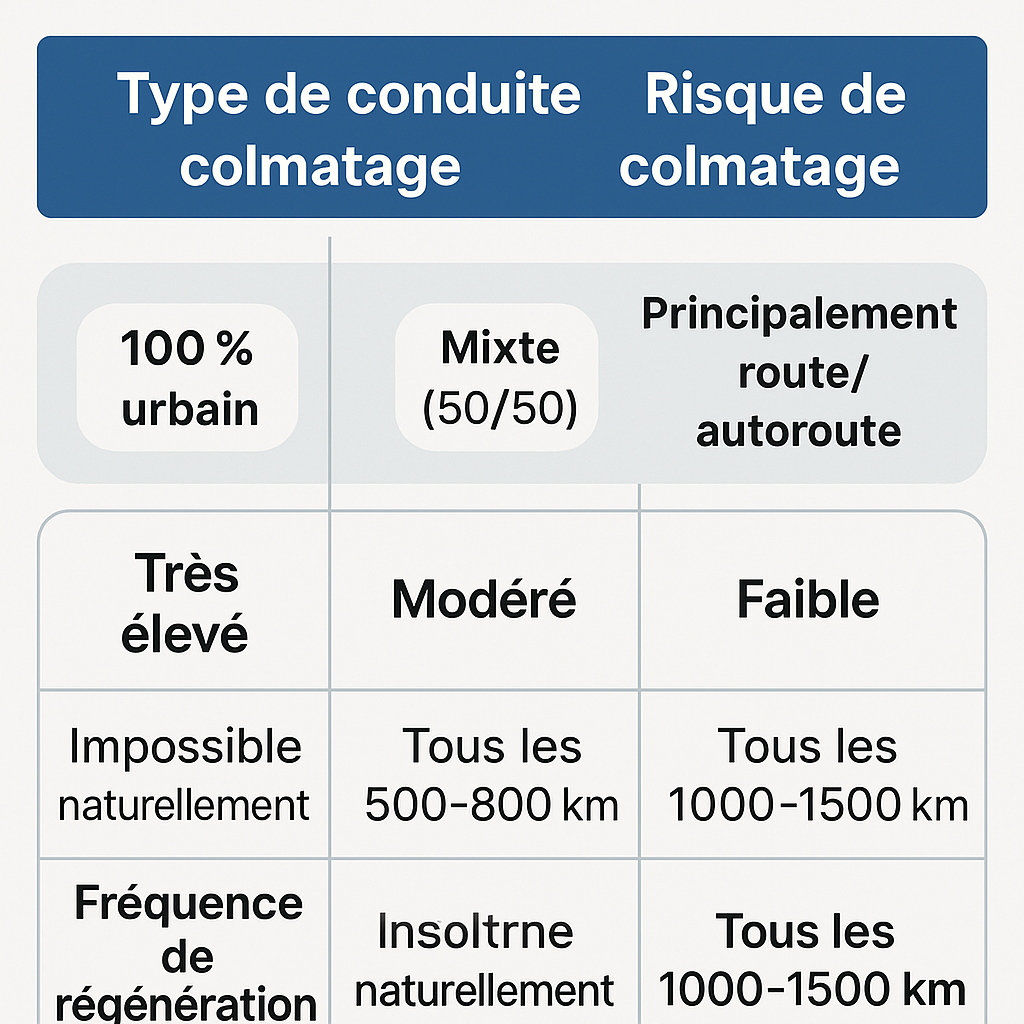 infographie colmatage vs type de conduite