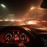 Tableau de bord Renault Megane 3 avec voyant rouge “STOP Risque casse moteur” allumé