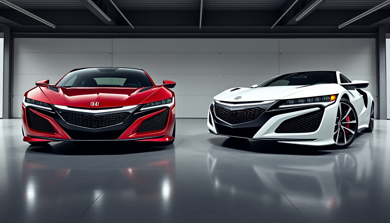 explorez les différences clés entre la honda nsx et l'acura nsx en 2026, découvrez leurs performances, design et innovations technologiques.