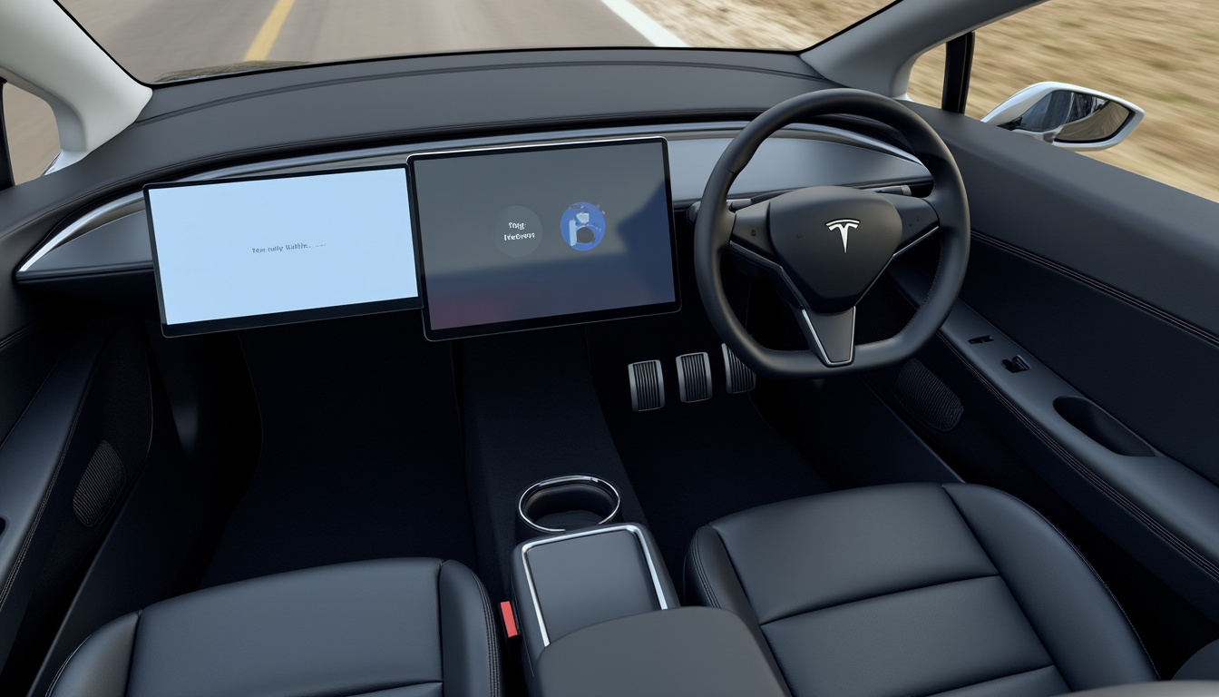 découvrez l'intérieur révolutionnaire de la tesla avec ses fonctionnalités innovantes qui redéfinissent le confort et la technologie automobile.