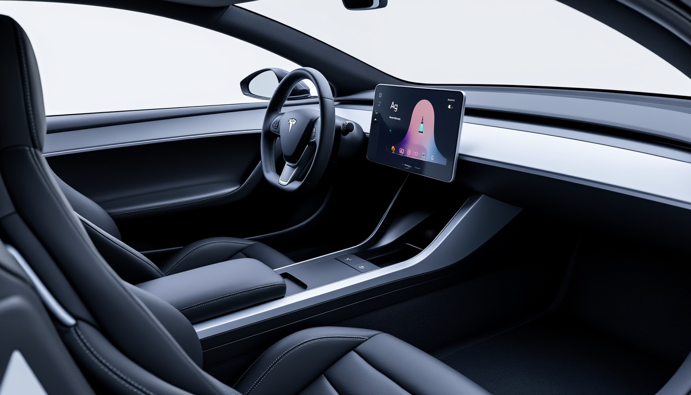 explorez l'intérieur innovant de la tesla et découvrez ses fonctionnalités uniques qui révolutionnent l'expérience de conduite.