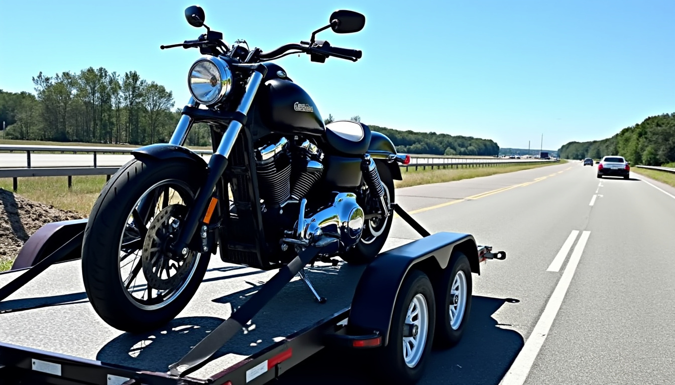 découvrez nos conseils pratiques et sécuritaires pour transporter votre moto avec une remorque dédiée, et assurez un déplacement sans souci.
