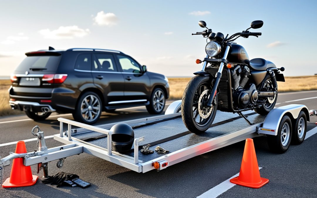 Conseils pour transporter sa moto avec une remorque moto